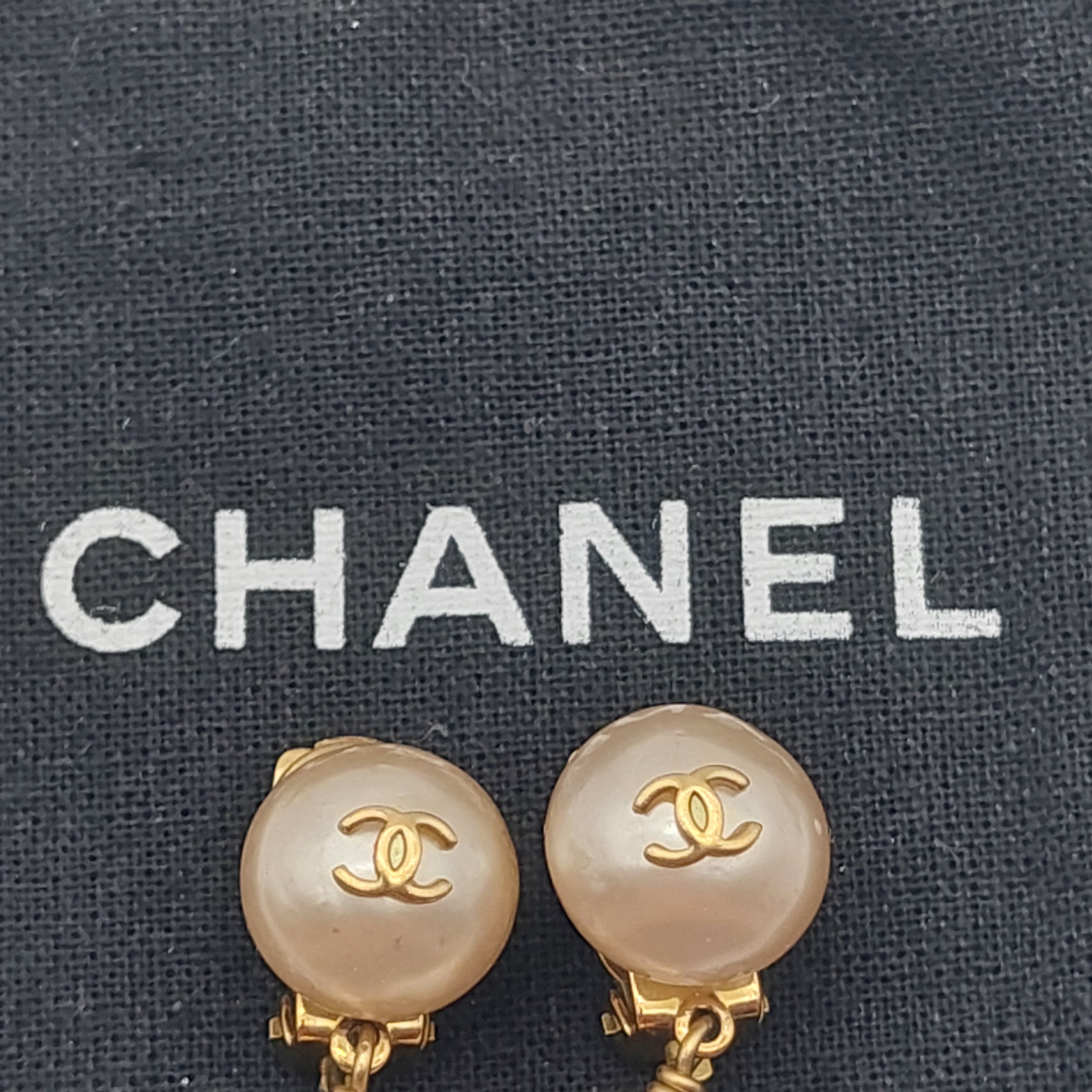Chanel Pearl earrings