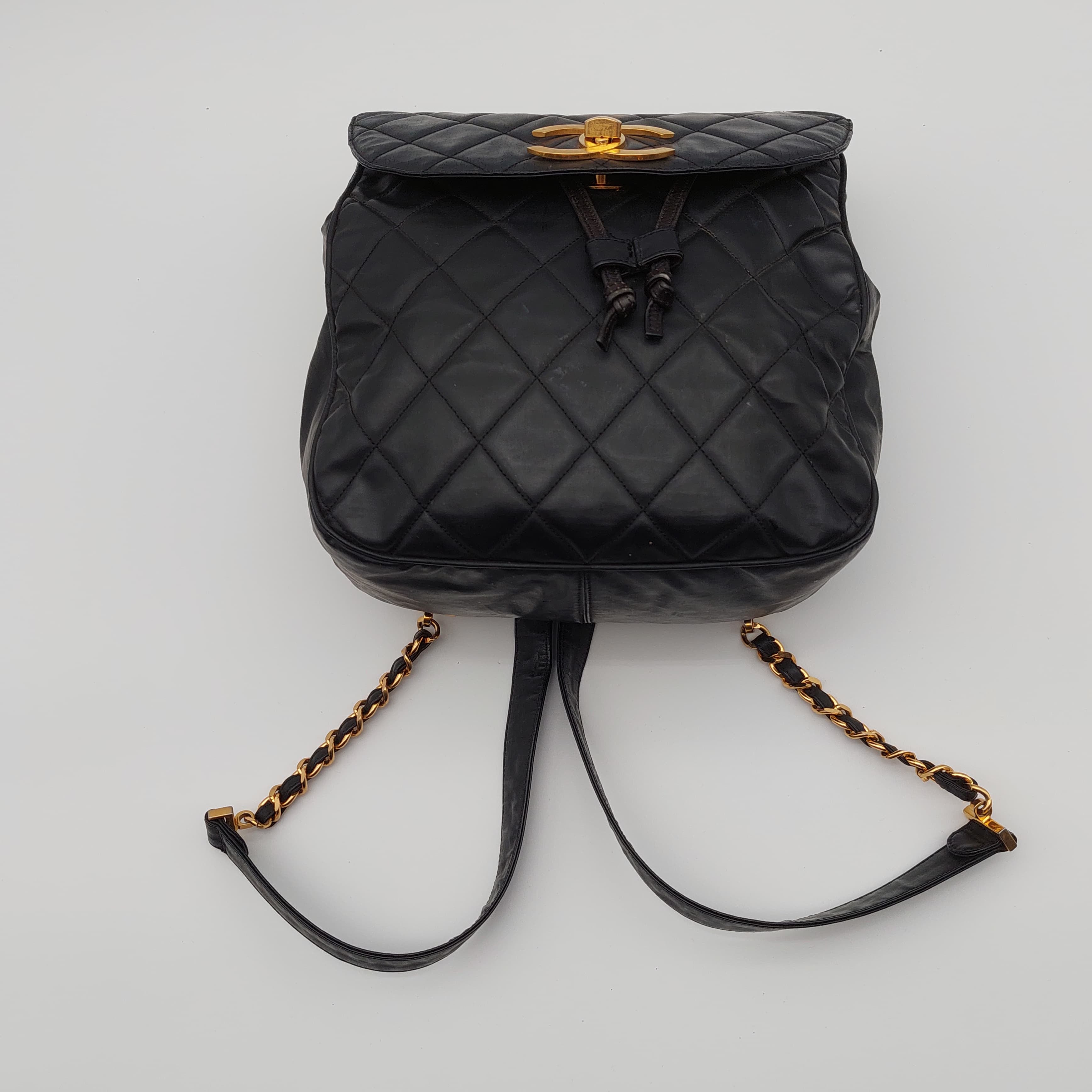 Chanel Quilted Lambskin Backpack