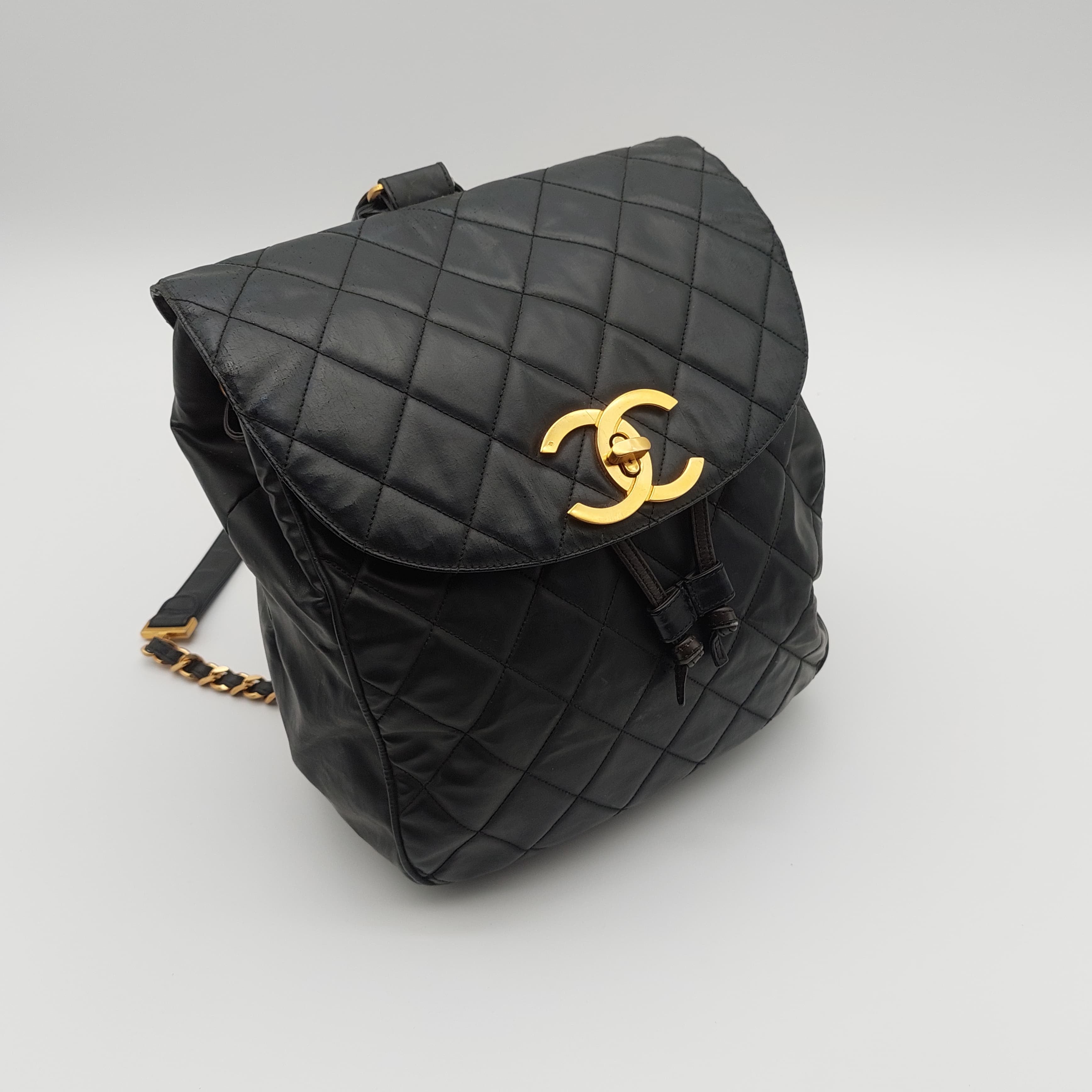 Chanel Quilted Lambskin Backpack
