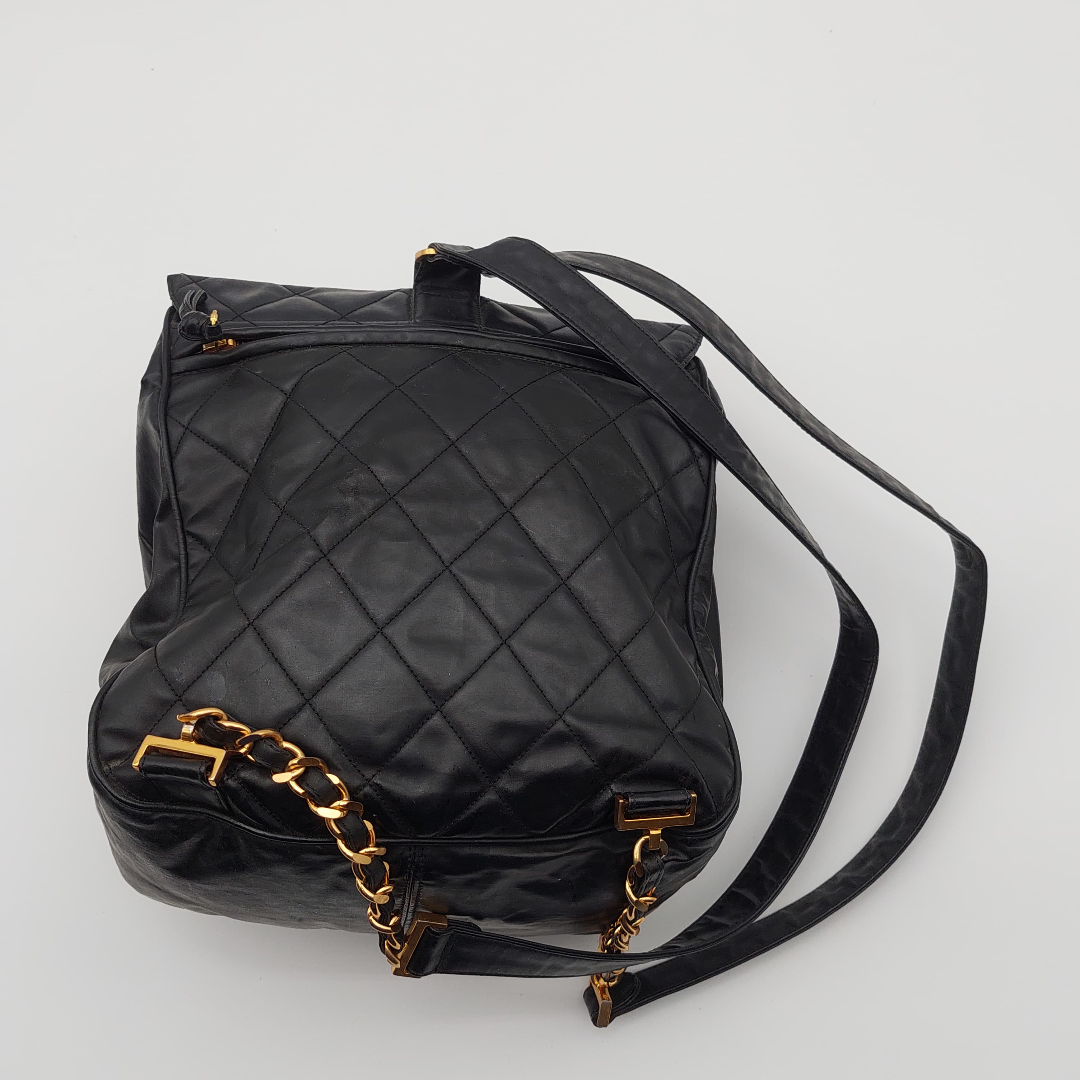 Chanel Quilted Lambskin Backpack