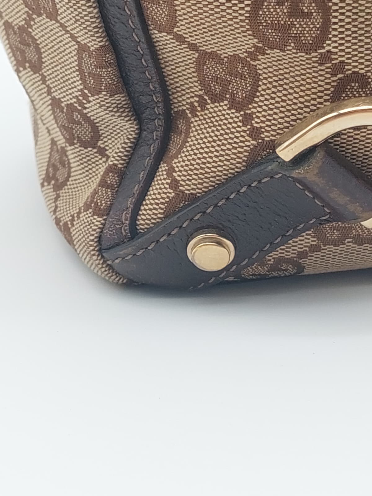 Gucci Abbey D ring beige brown