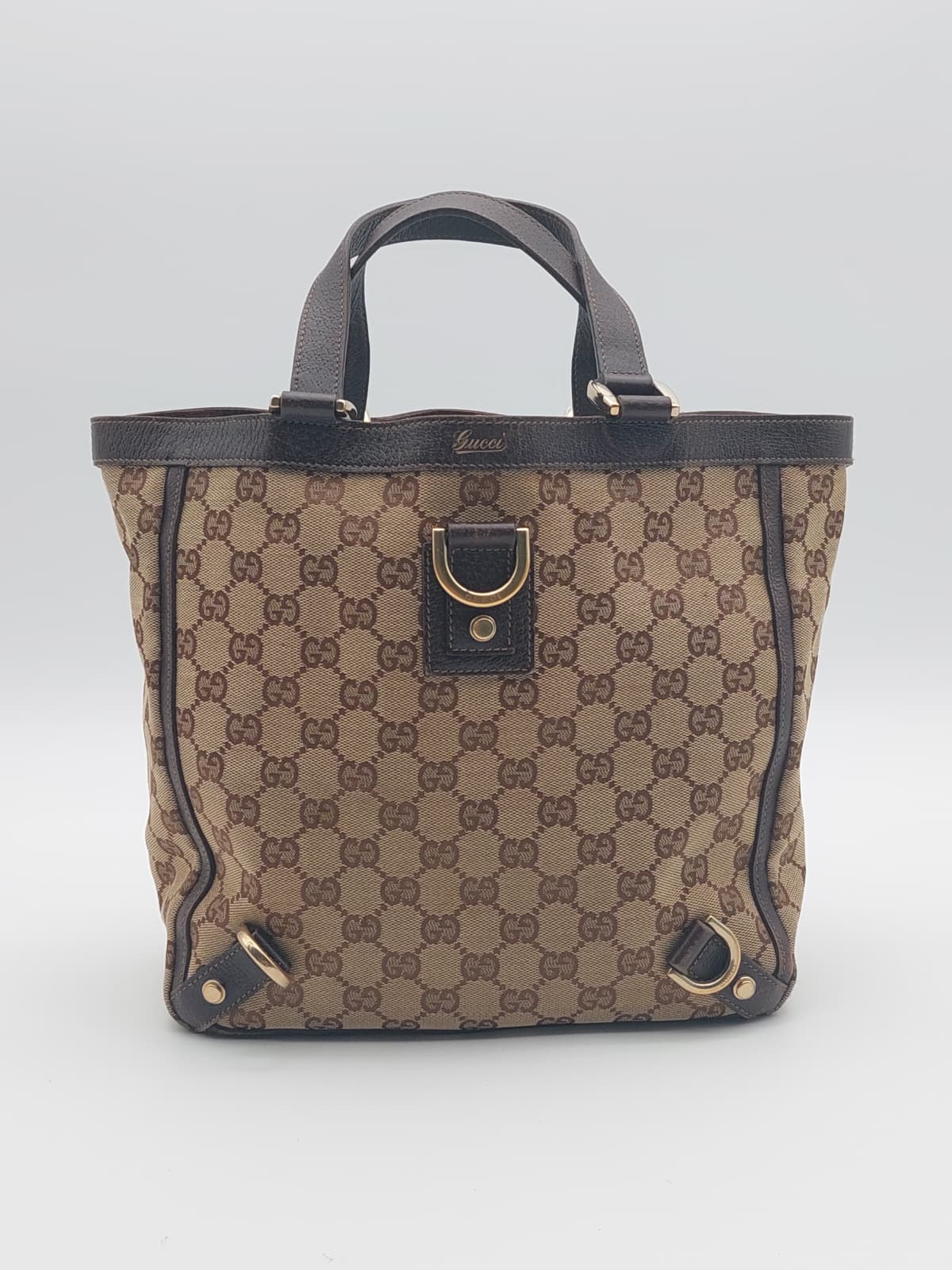 Gucci Abbey D ring beige brown