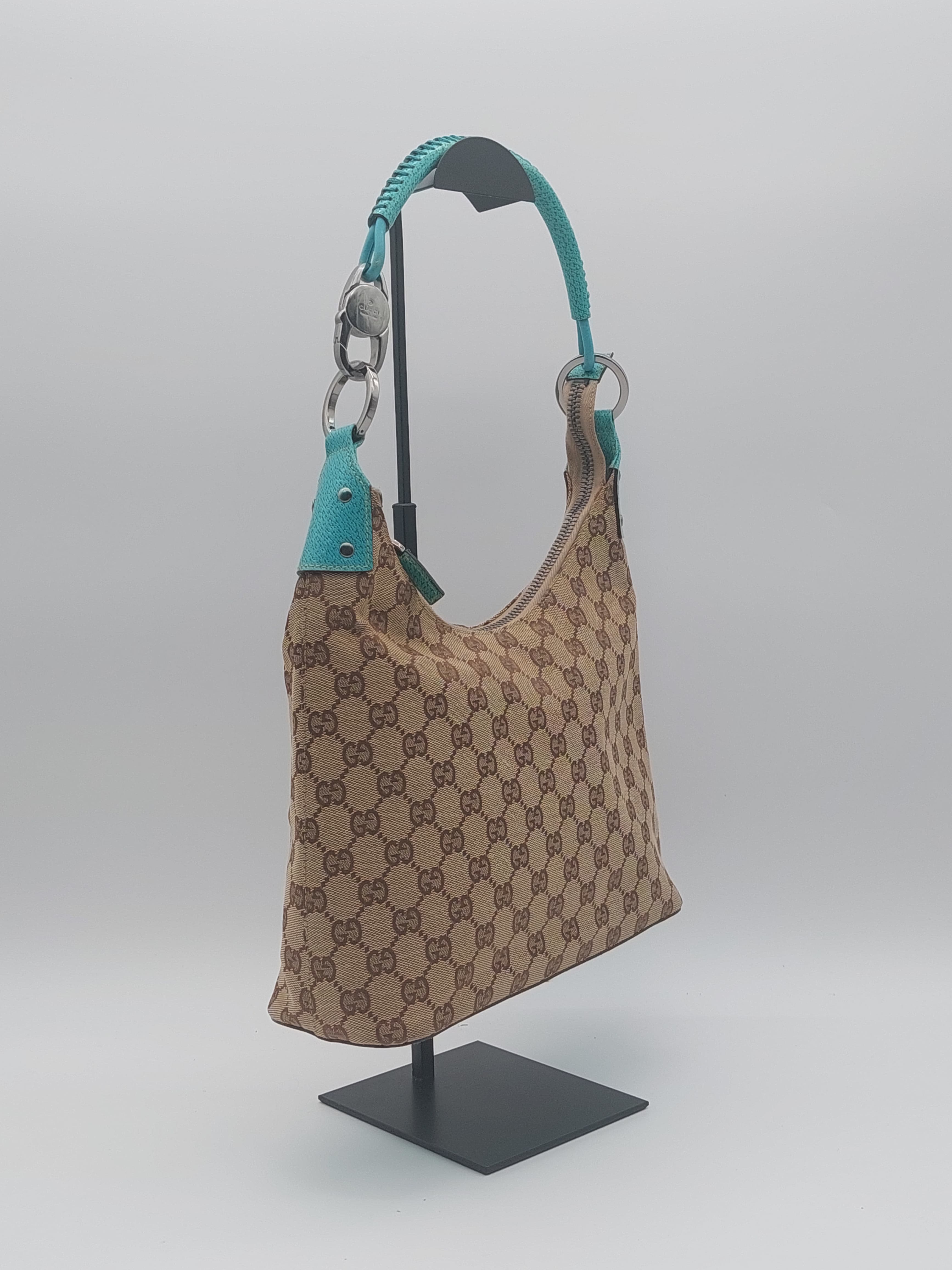 Gucci GG canvas beige/Turquoise