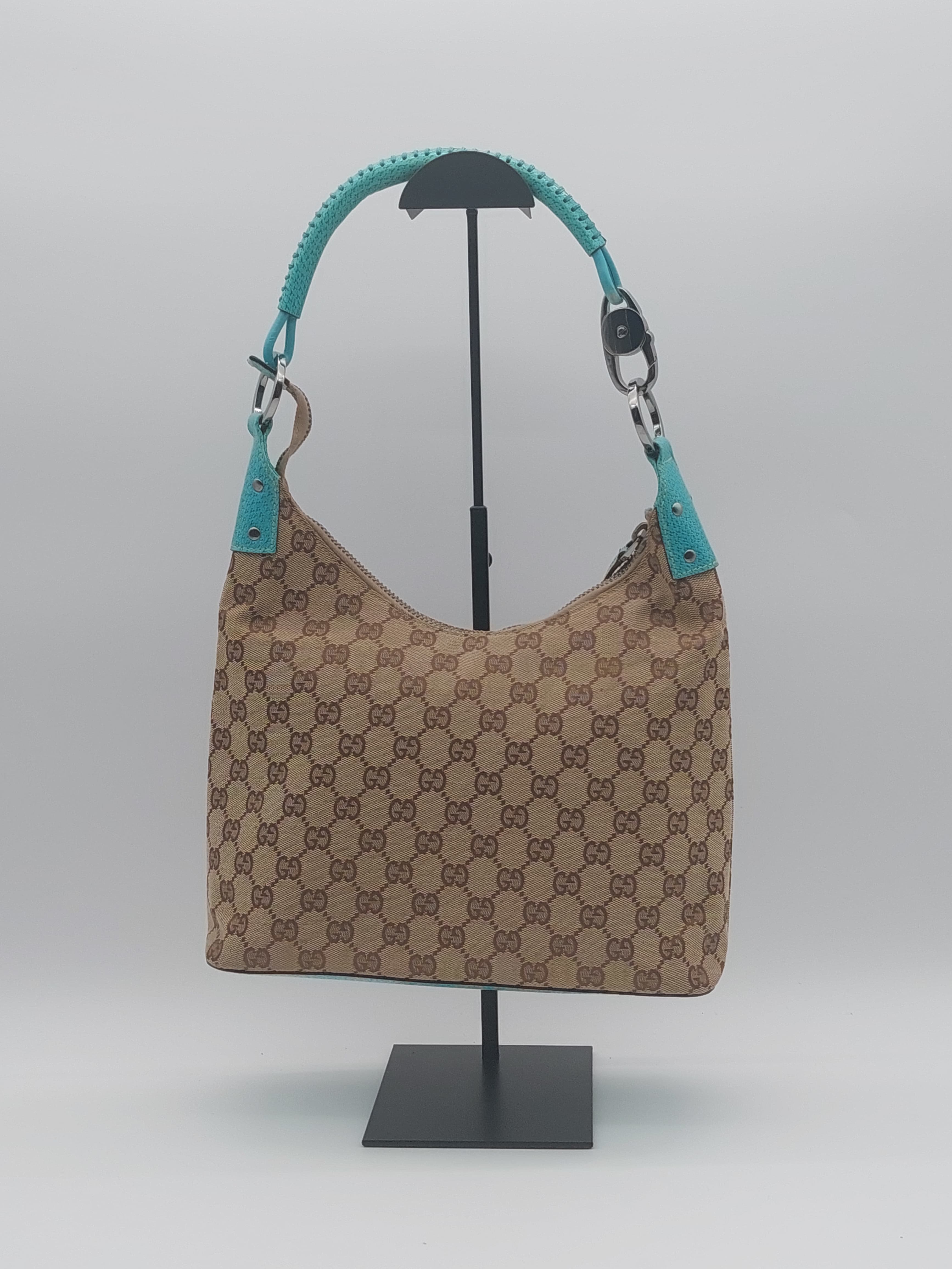 Gucci GG canvas beige/Turquoise