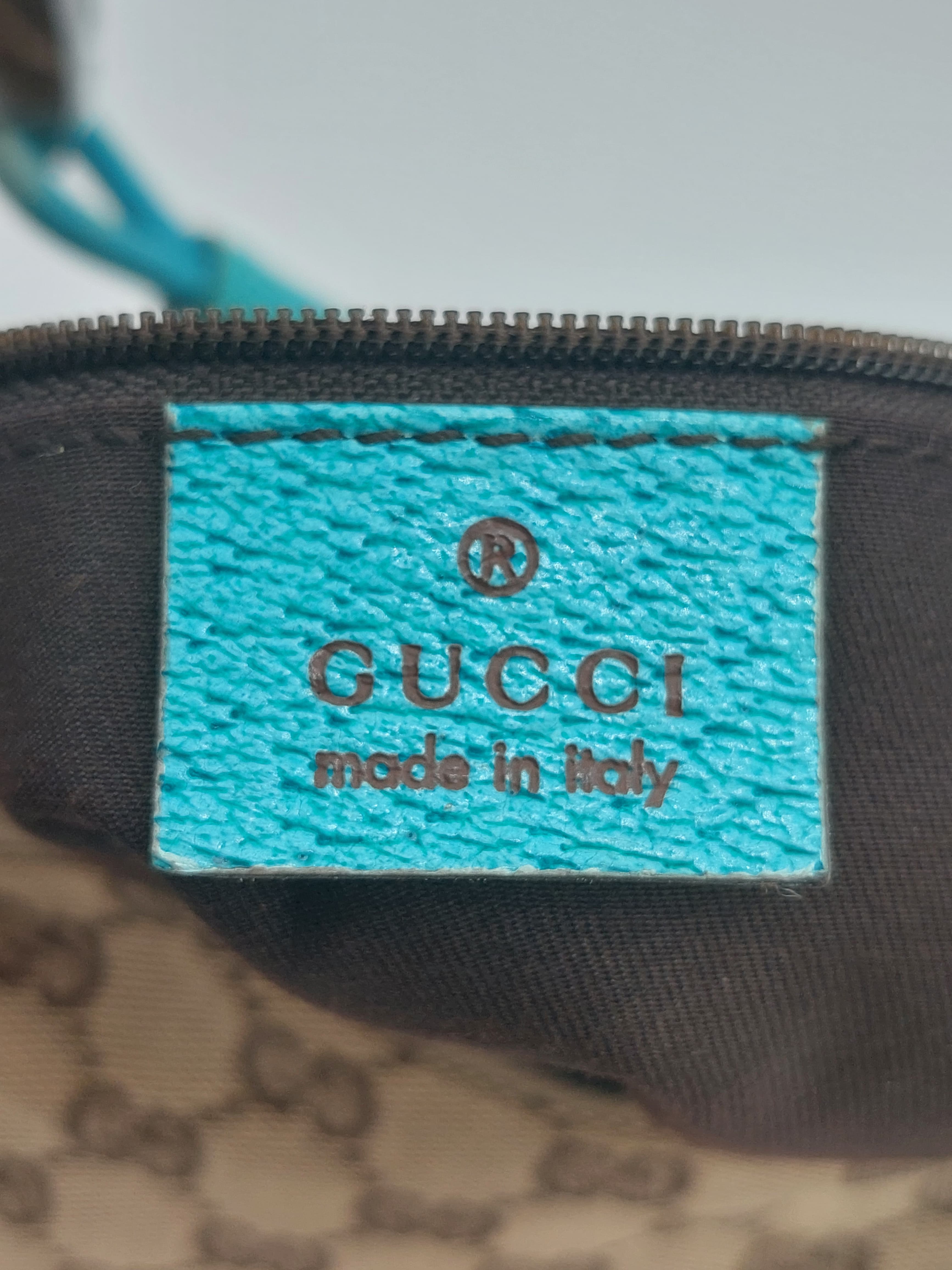 Gucci GG canvas beige/Turquoise