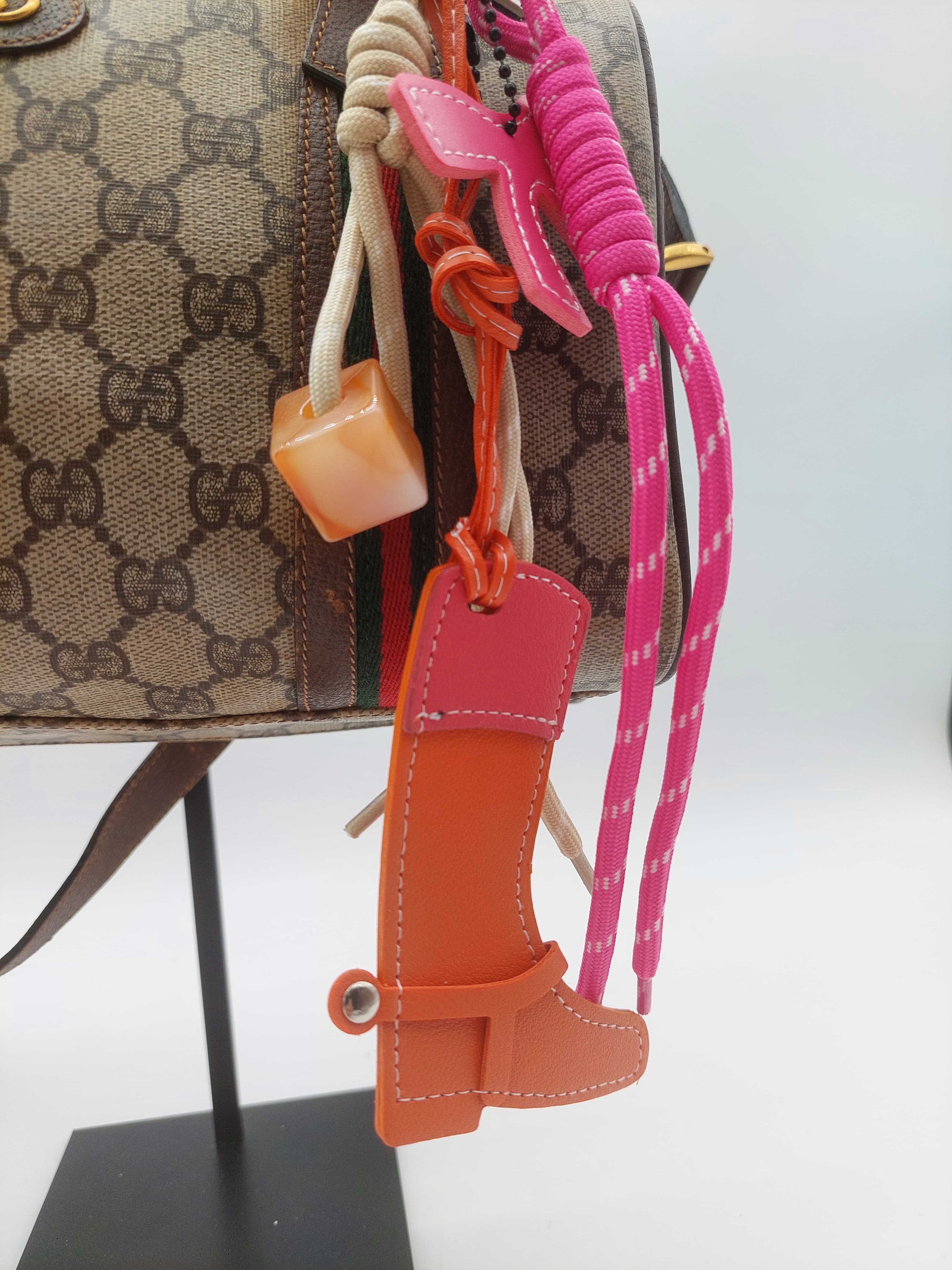 Bagcharm Pink/Orange