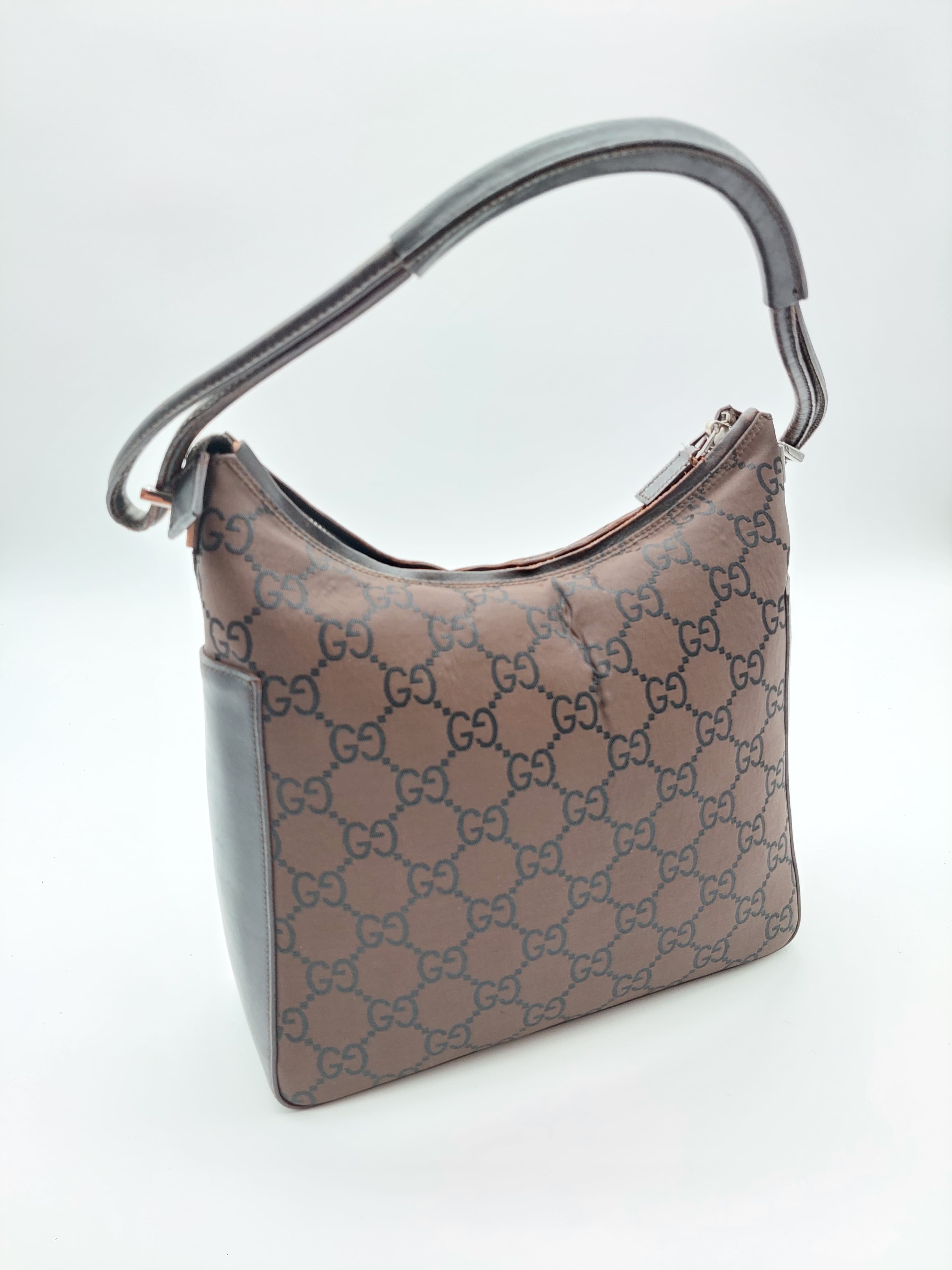 Gucci Clasp Hobo brown