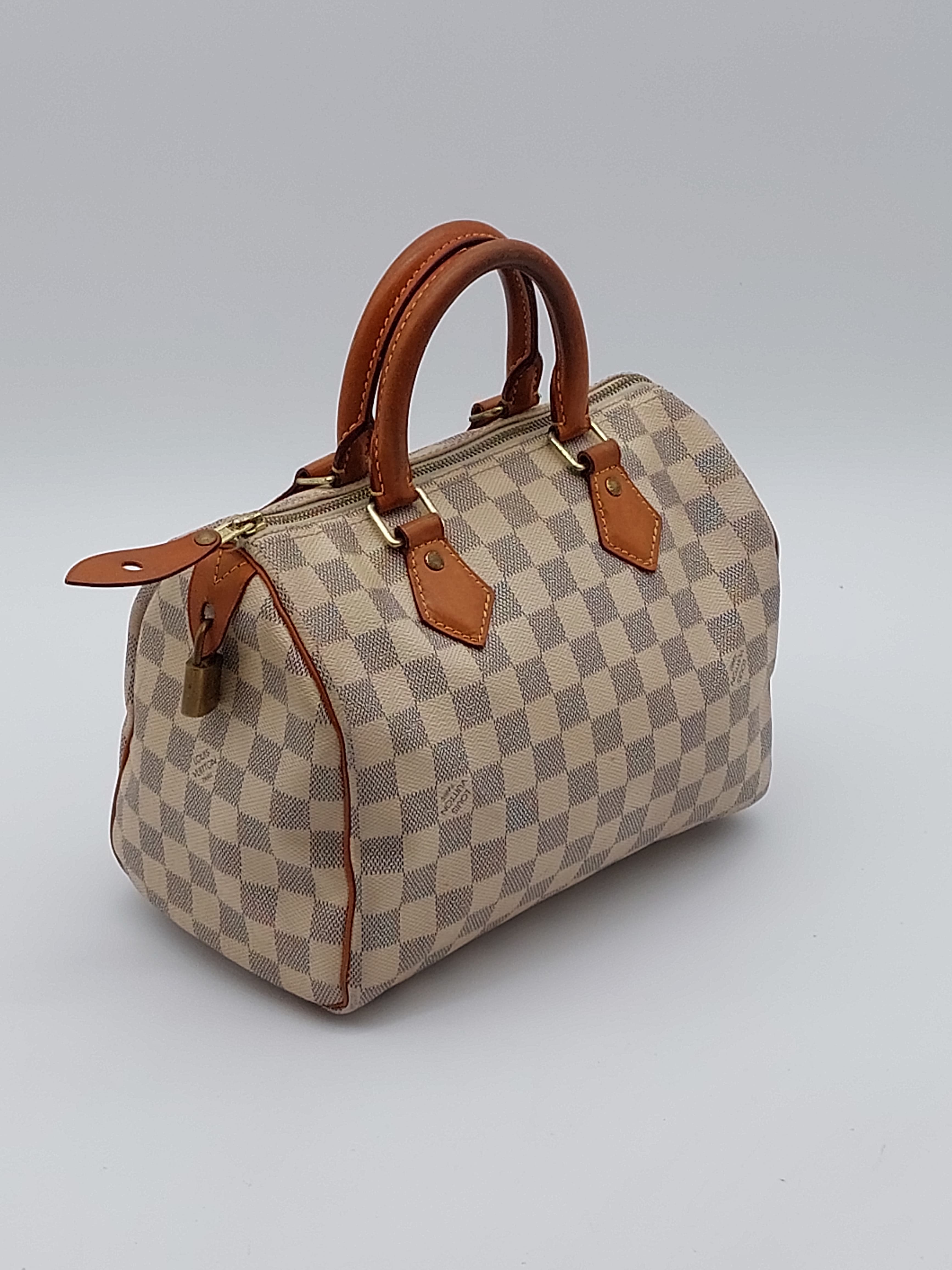 Speedy 25 Damier Azur