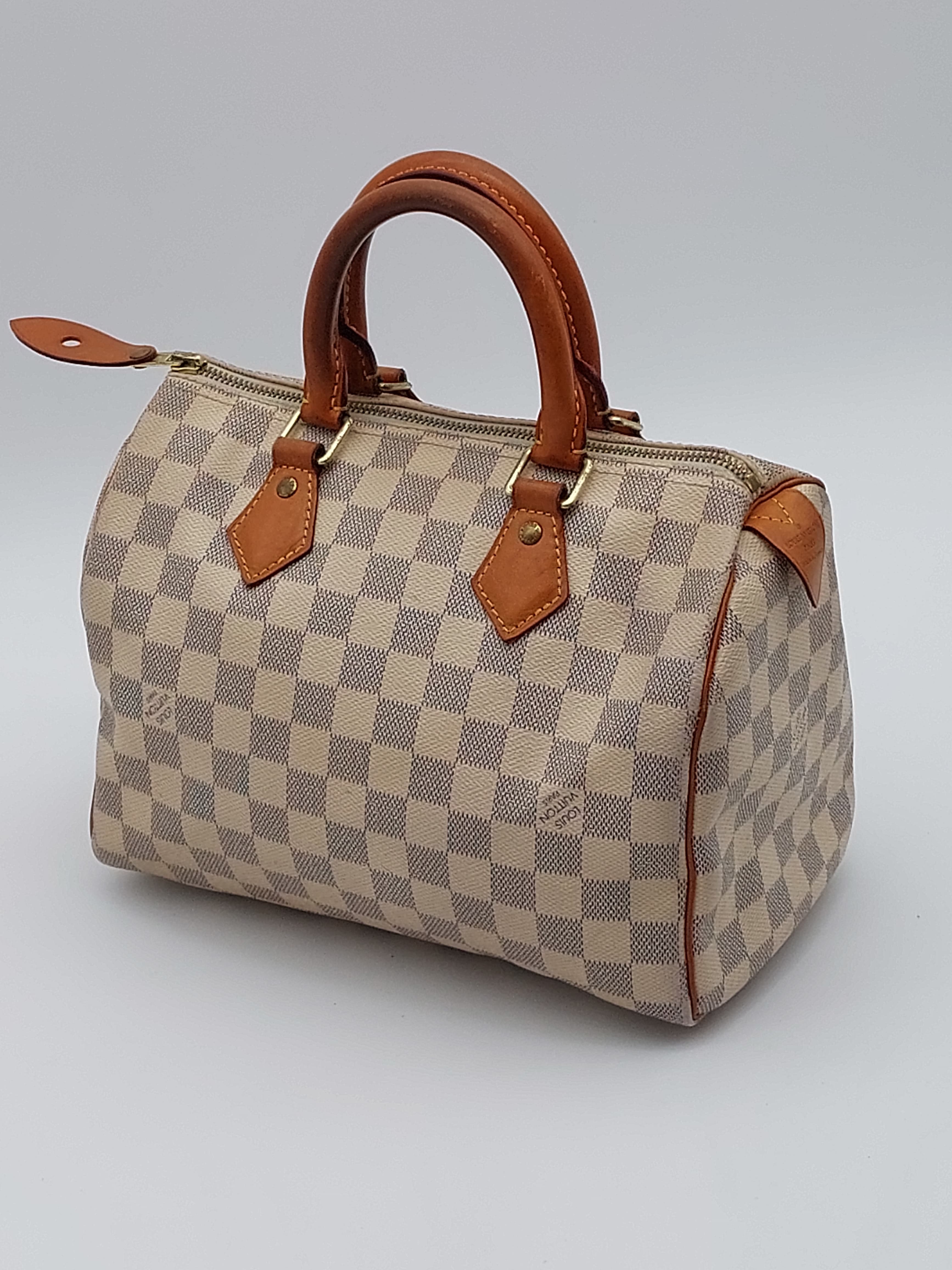 Speedy 25 Damier Azur