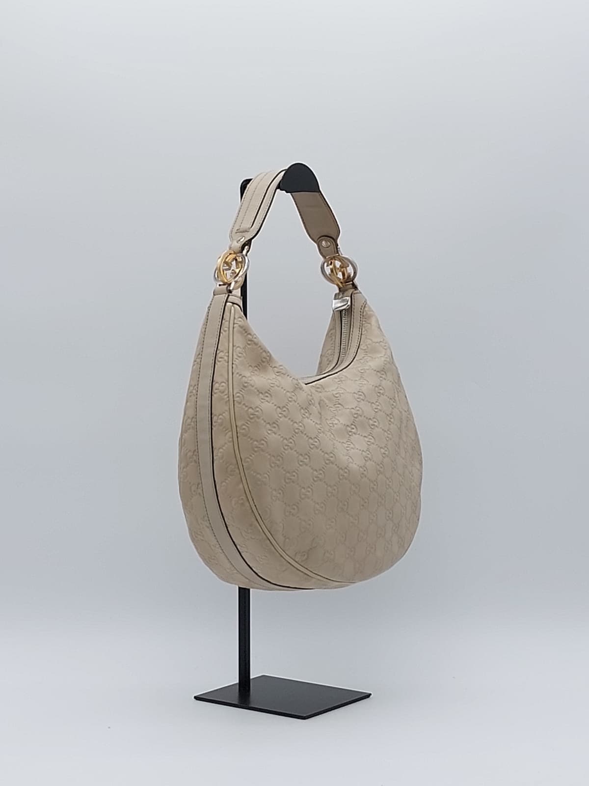 Guccissima GG Twins Hobo
