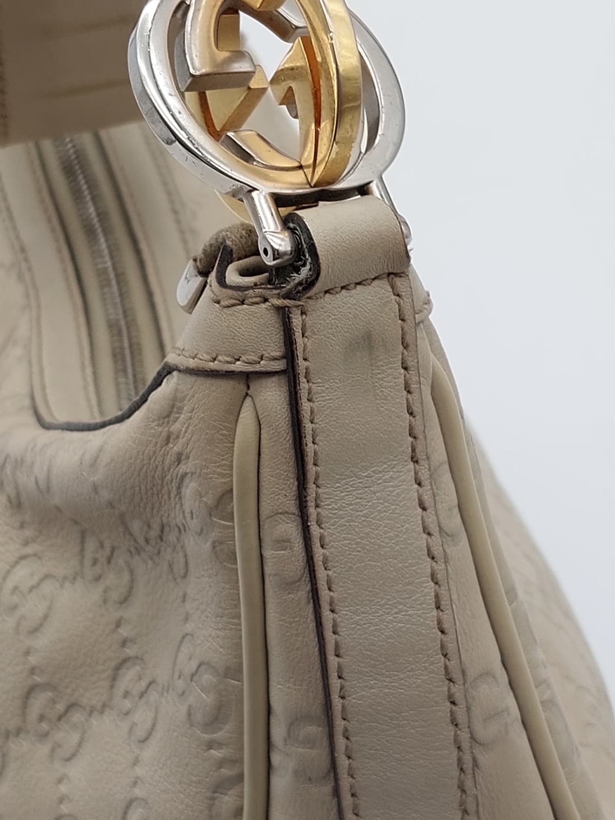 Guccissima GG Twins Hobo