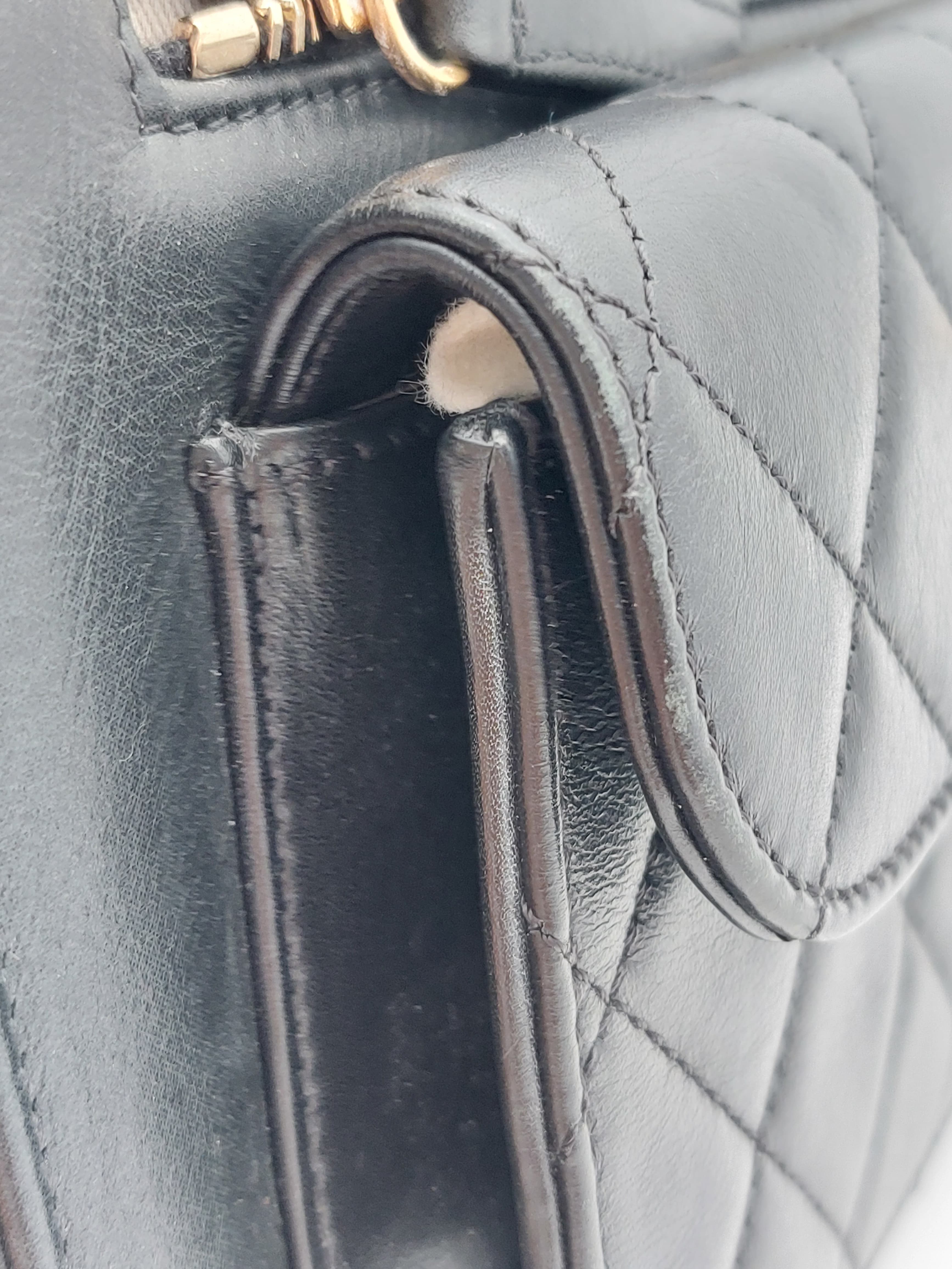 Quilted lambskin shoulderbag