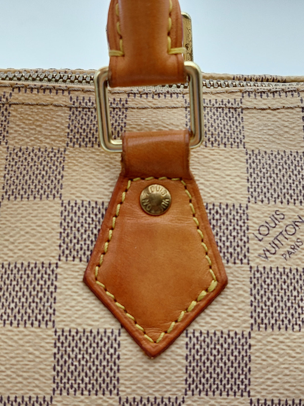Speedy 25 Bandouliere Damier Azur
