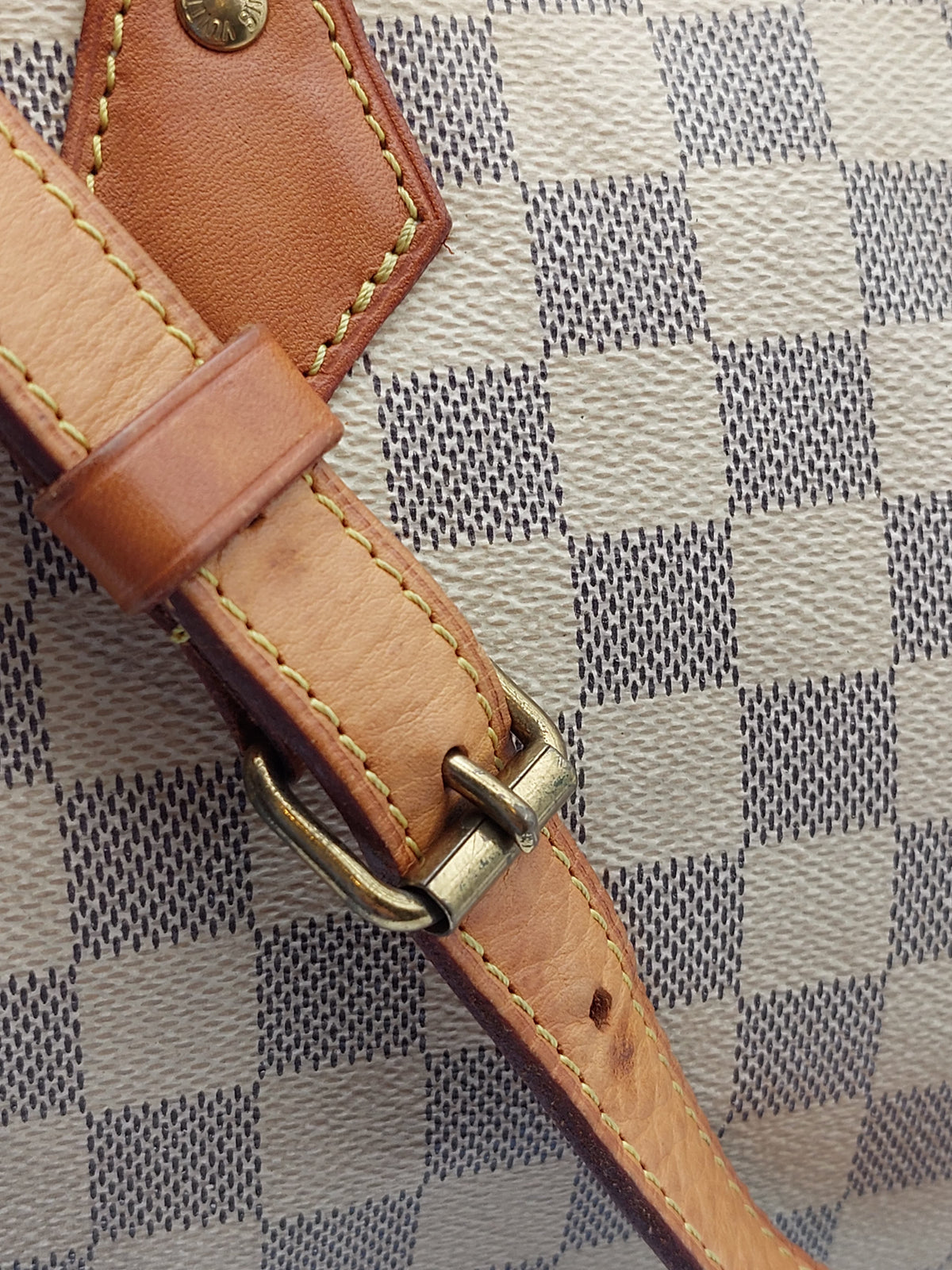 Speedy 25 Bandouliere Damier Azur