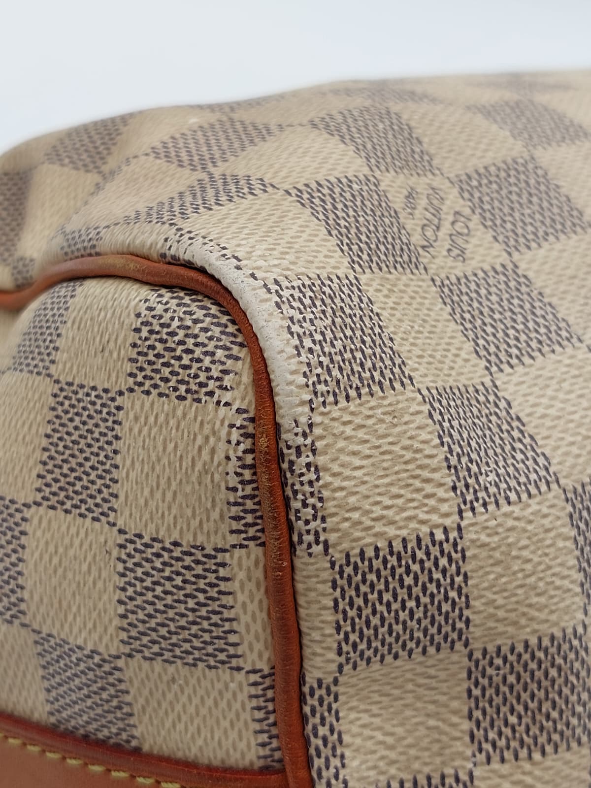 Speedy 25 Bandouliere Damier Azur