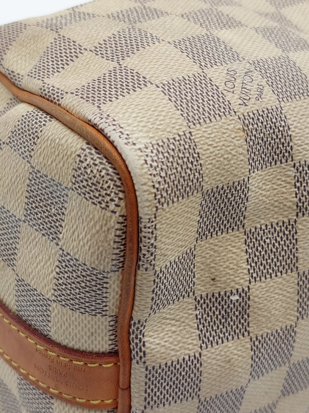 Speedy 25 Bandouliere Damier Azur
