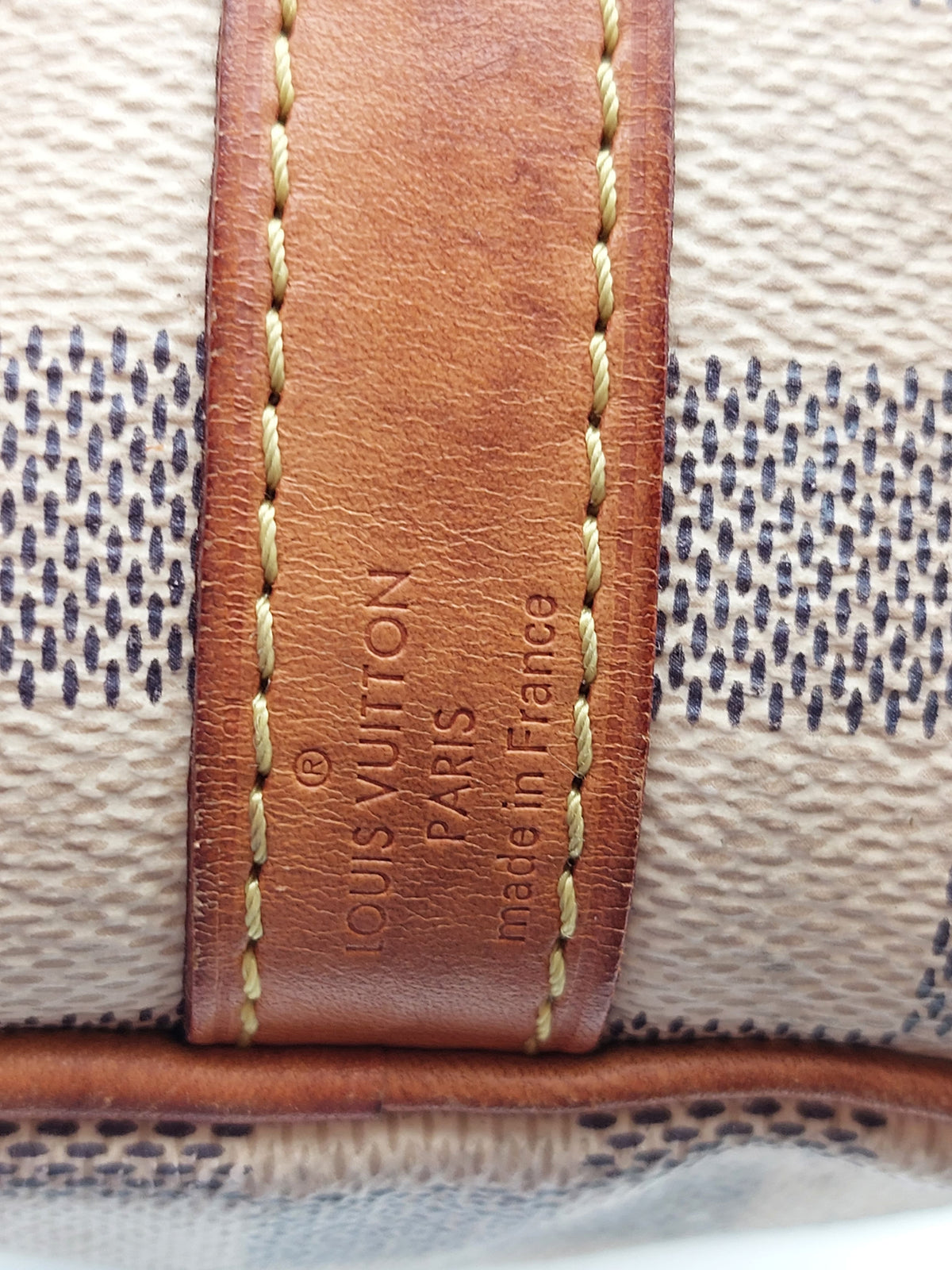 Speedy 25 Bandouliere Damier Azur