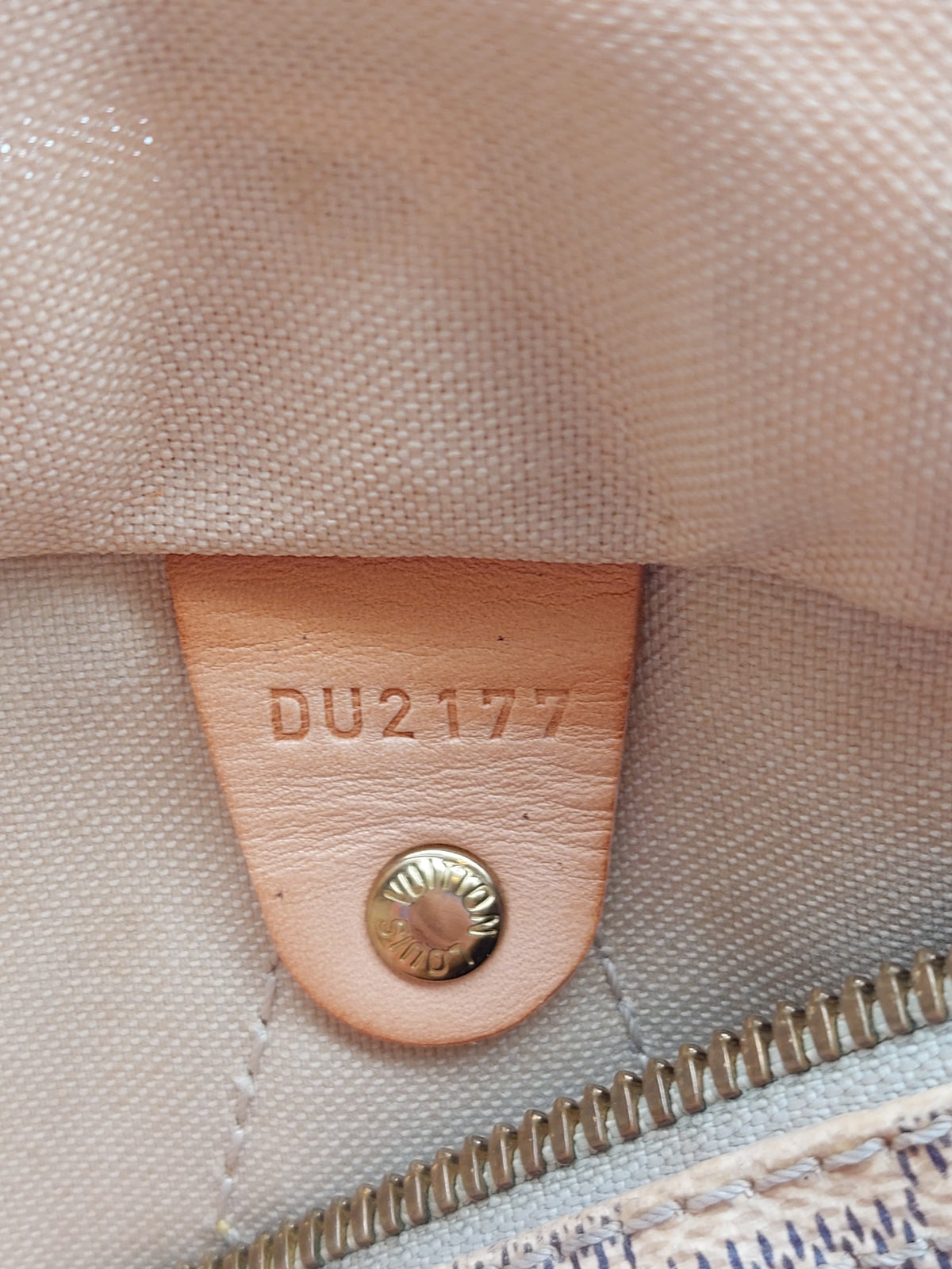 Speedy 25 Bandouliere Damier Azur