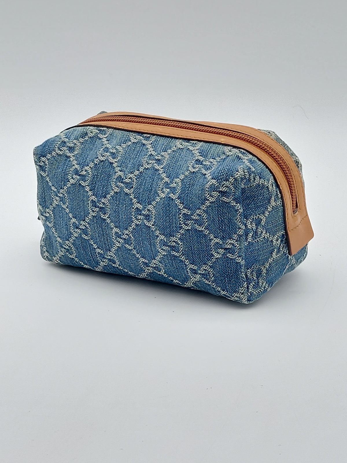 Denim Cosmetic Pouch