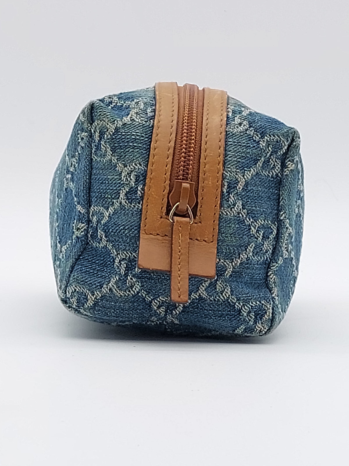 Denim Cosmetic Pouch