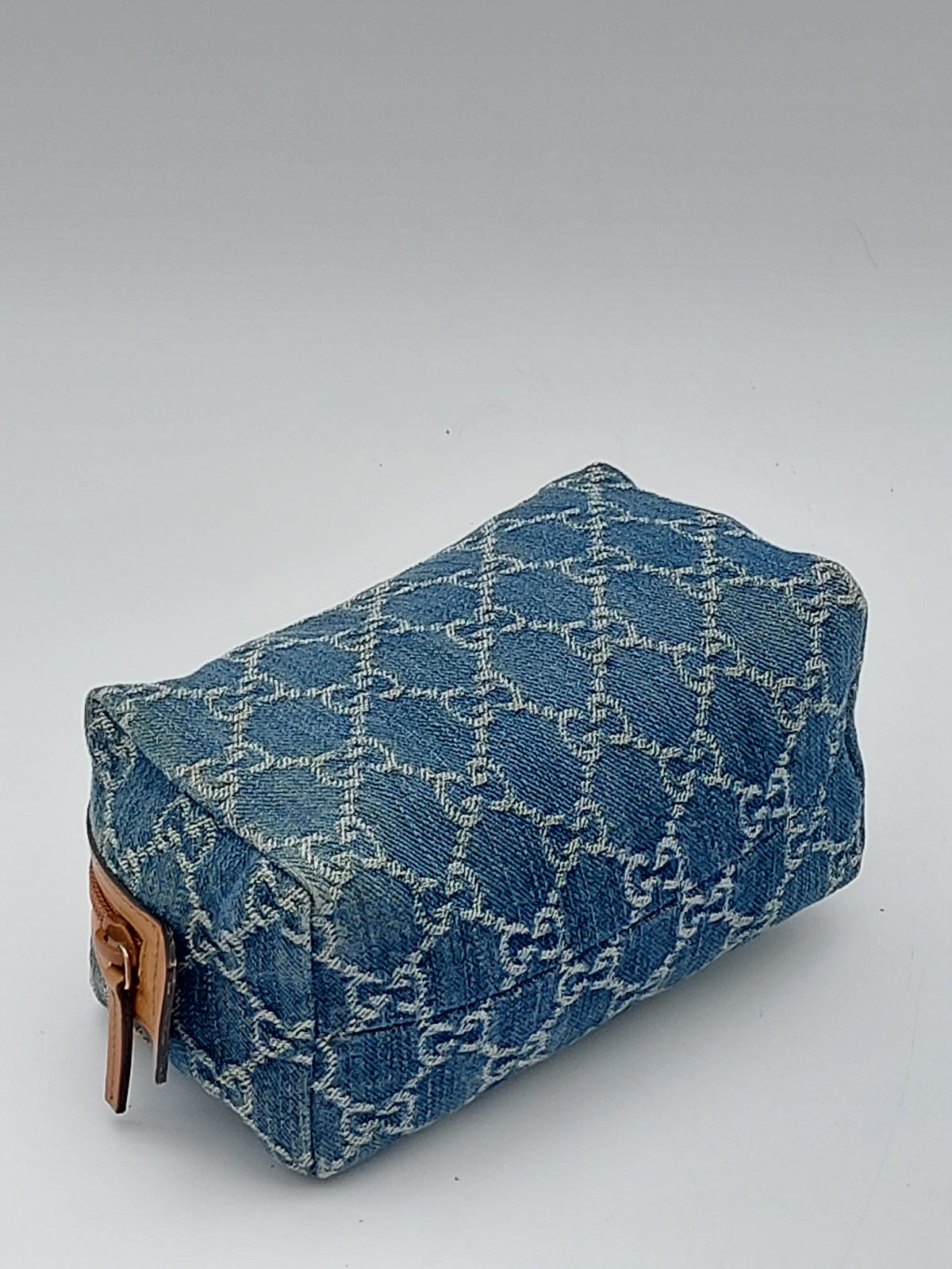 Denim Cosmetic Pouch