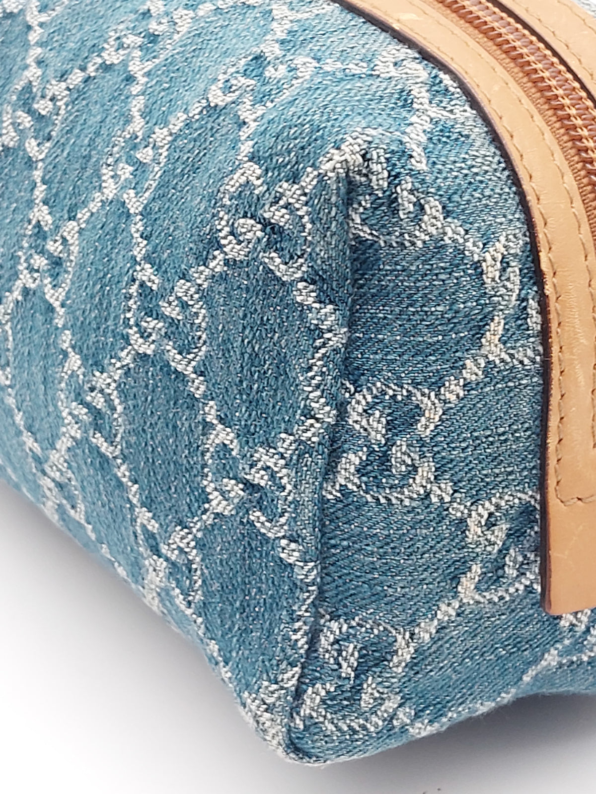 Denim Cosmetic Pouch