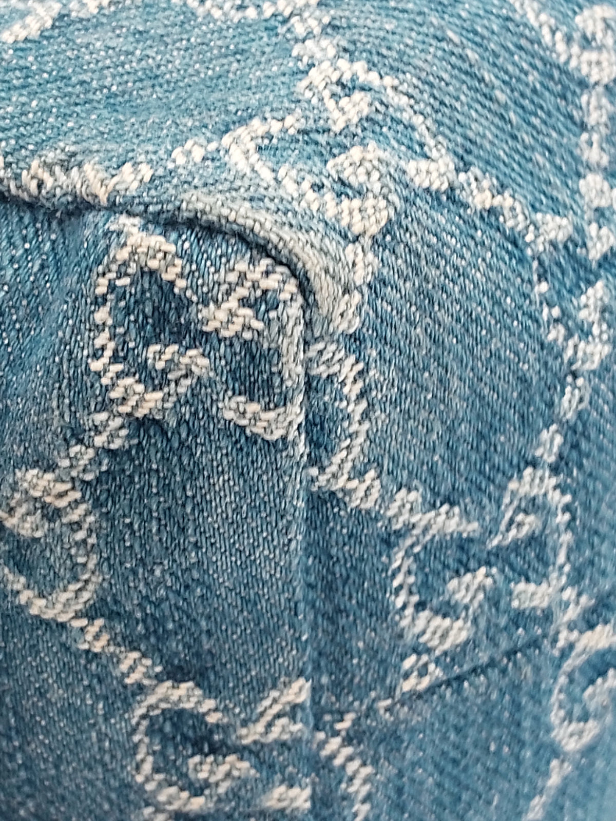 Denim Cosmetic Pouch