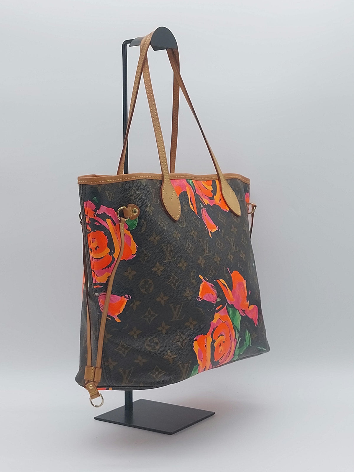 Neverfull MM Monogram Roses Stephen Sprouse limited edition