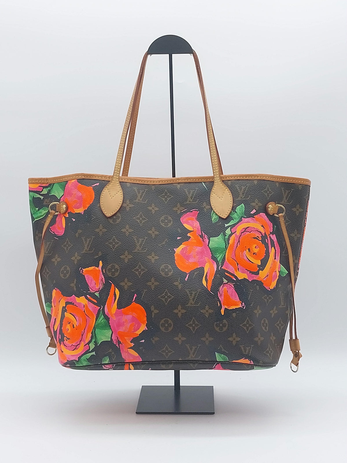Neverfull MM Monogram Roses Stephen Sprouse limited edition