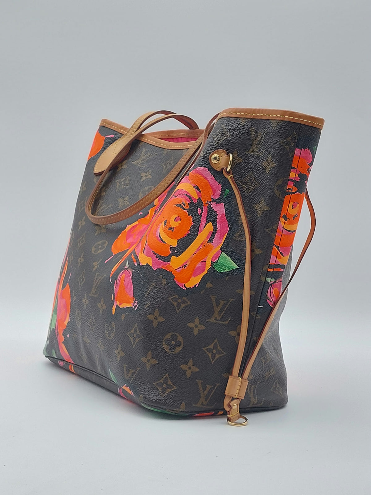Neverfull MM Monogram Roses Stephen Sprouse limited edition