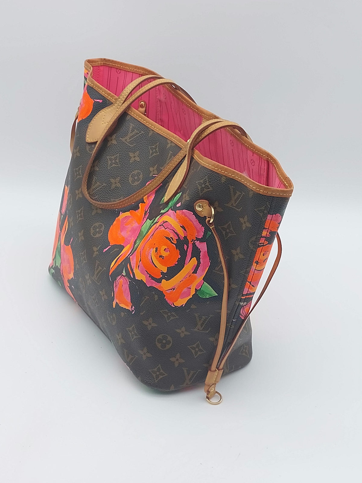 Neverfull MM Monogram Roses Stephen Sprouse limited edition