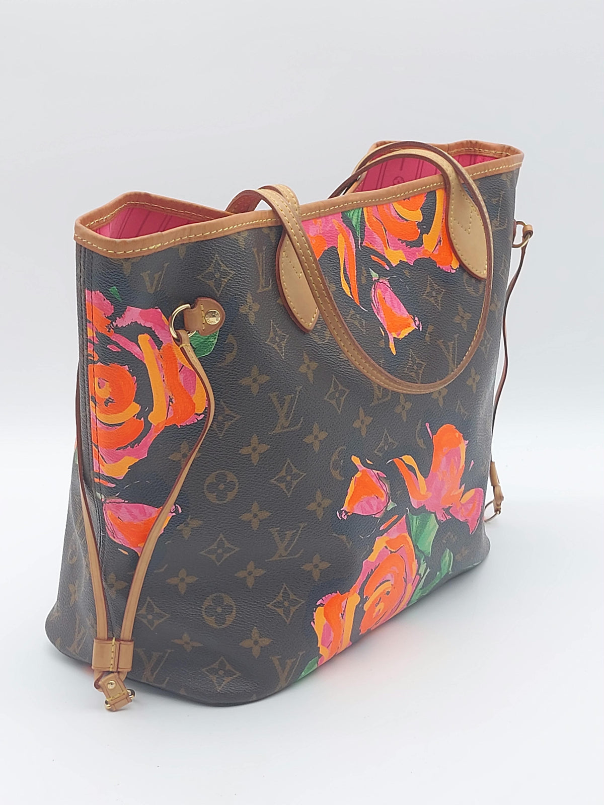 Neverfull MM Monogram Roses Stephen Sprouse limited edition