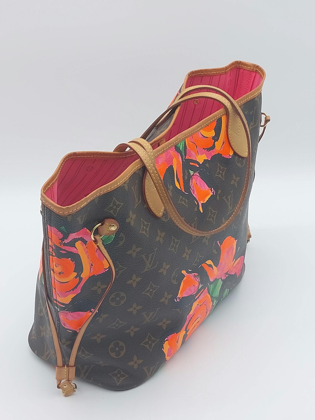 Neverfull MM Monogram Roses Stephen Sprouse limited edition