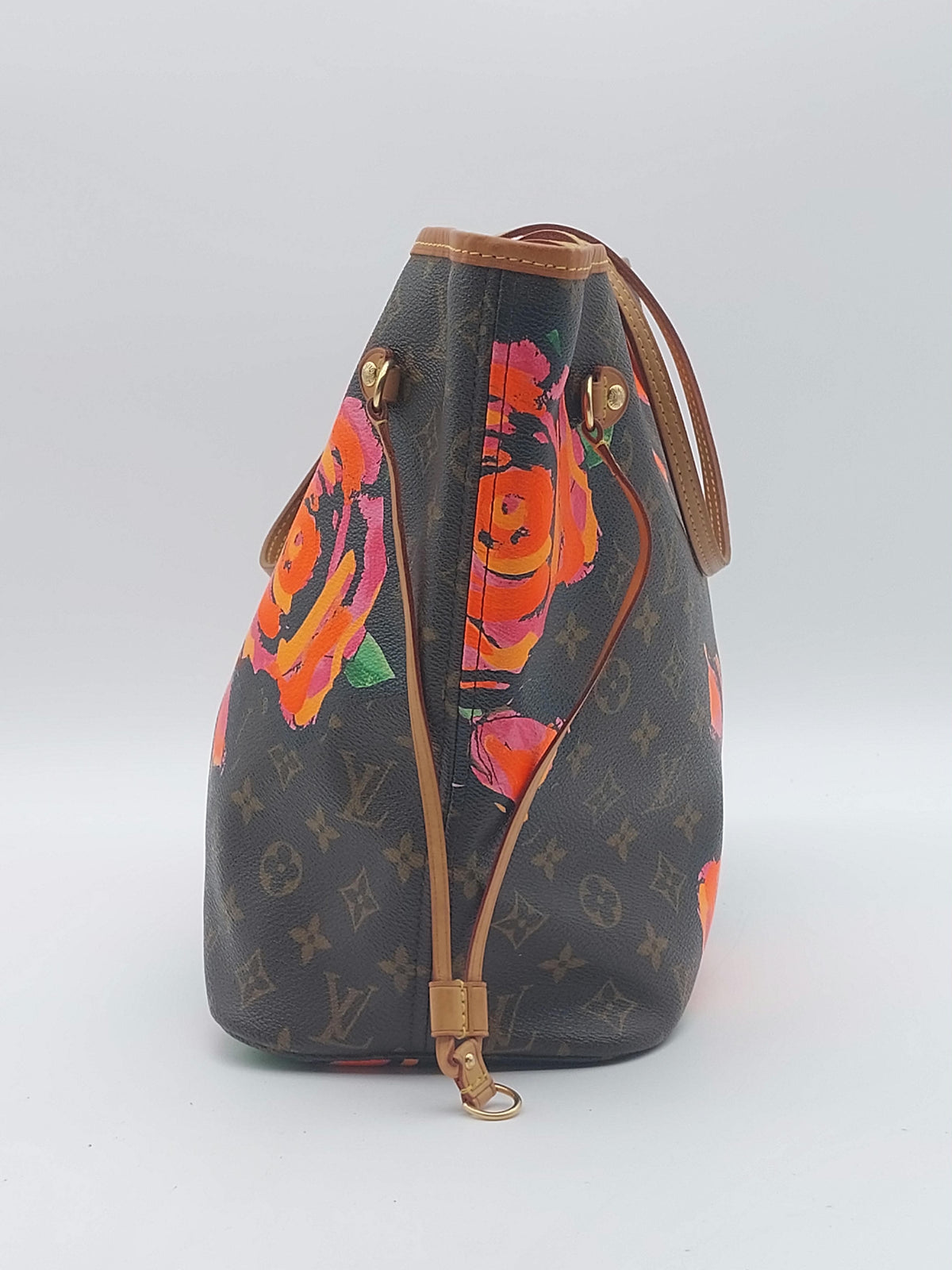 Neverfull MM Monogram Roses Stephen Sprouse limited edition