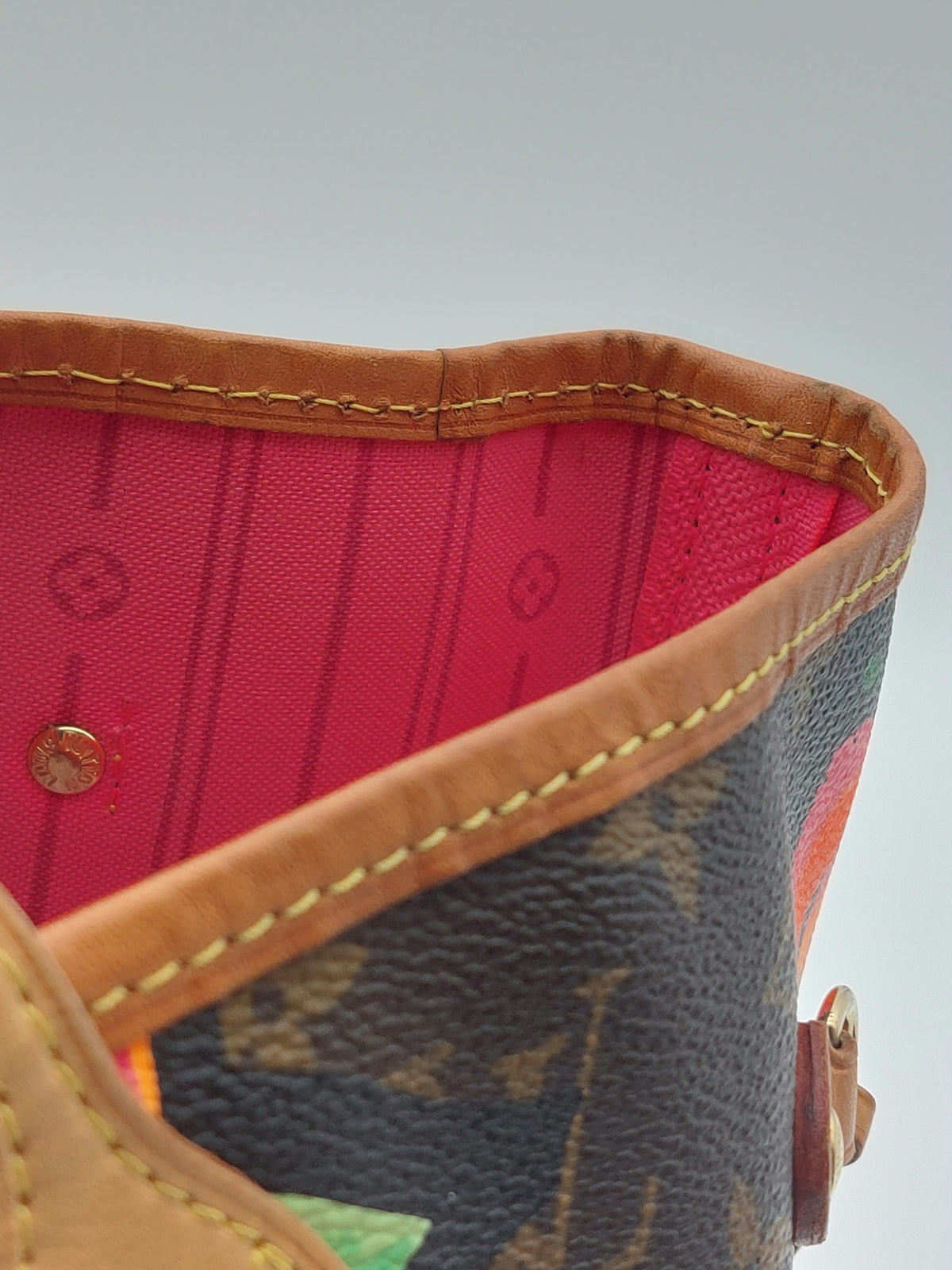Neverfull MM Monogram Roses Stephen Sprouse limited edition
