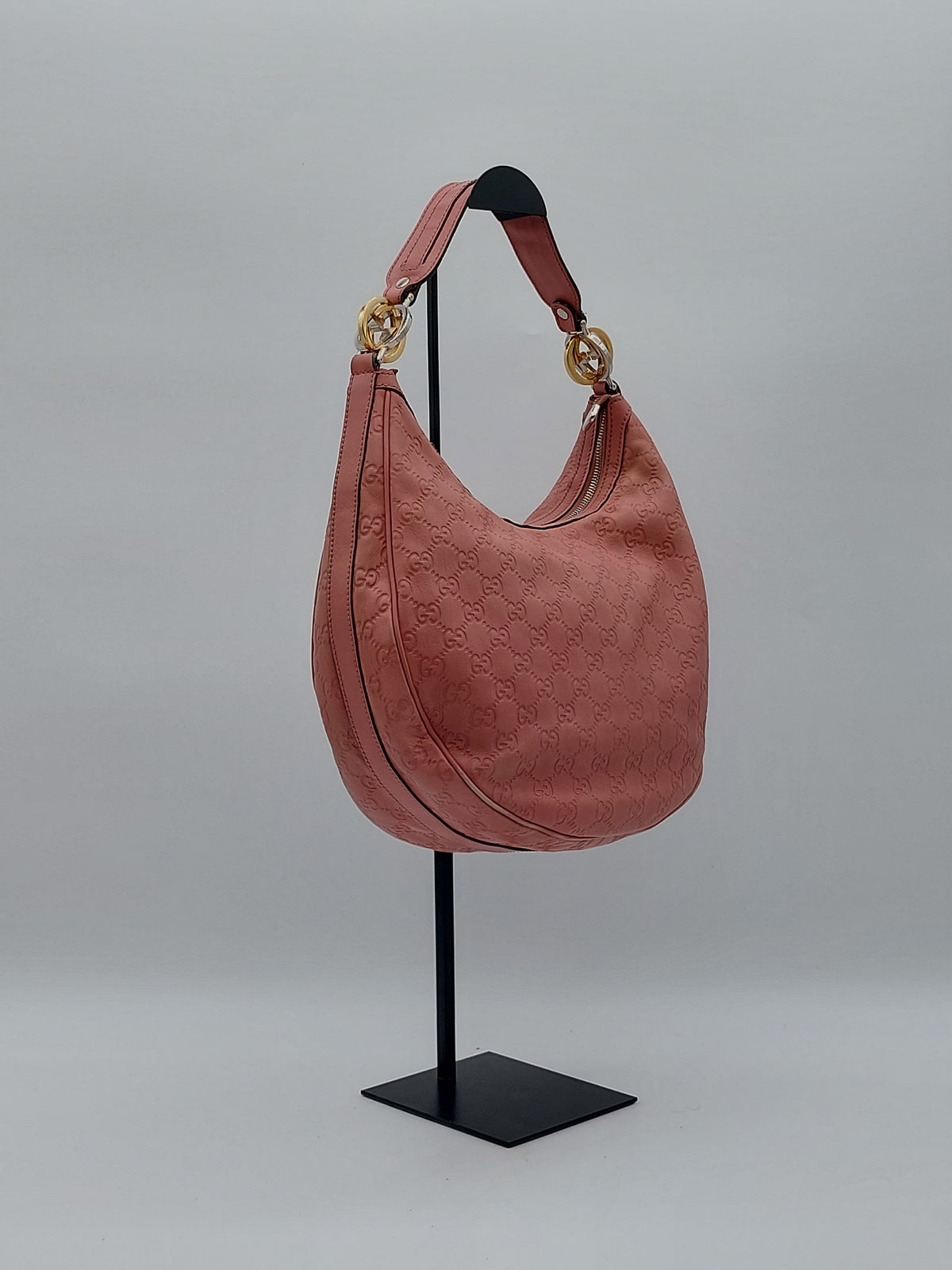 Guccissima GG Twins Medium Hobo