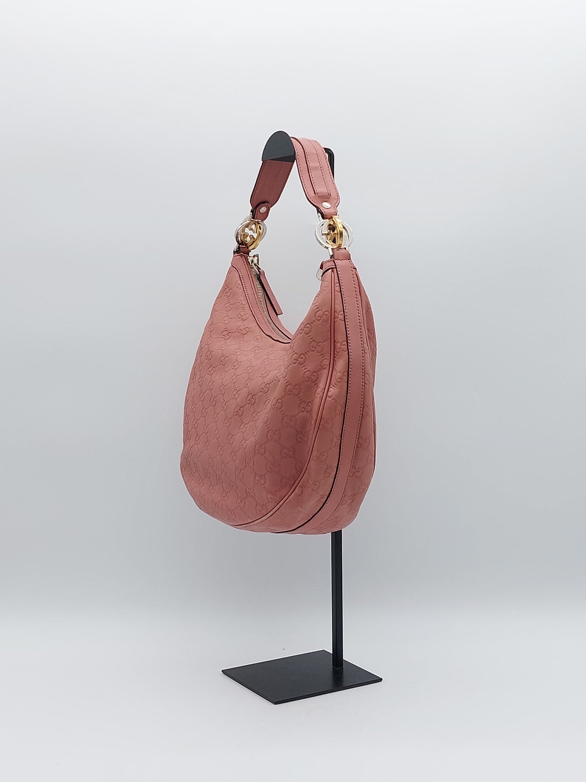 Guccissima GG Twins Medium Hobo
