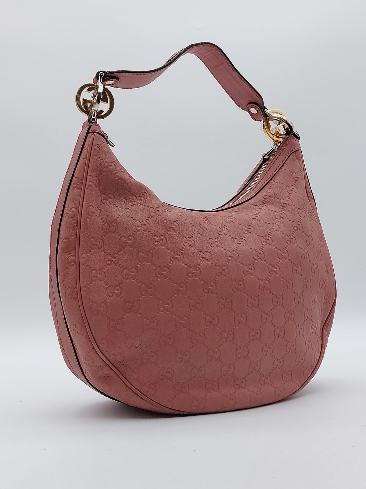 Guccissima GG Twins Medium Hobo