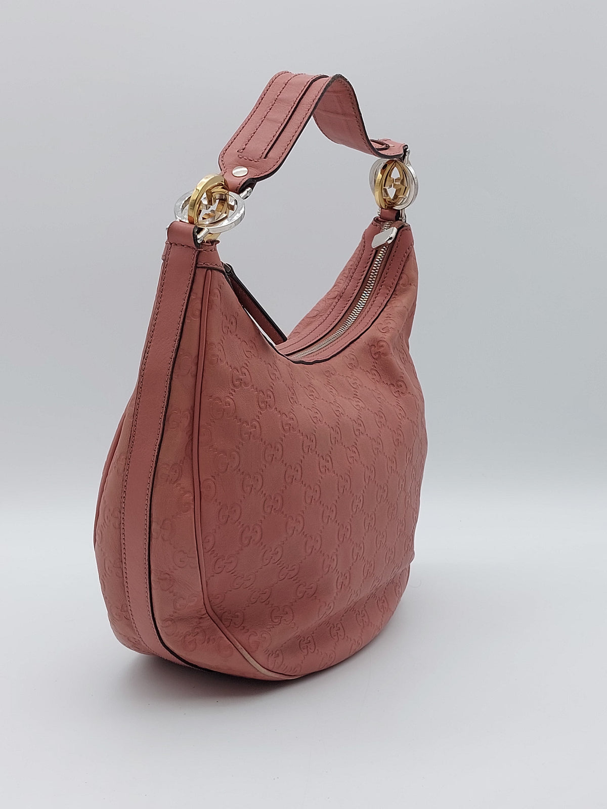 Guccissima GG Twins Medium Hobo