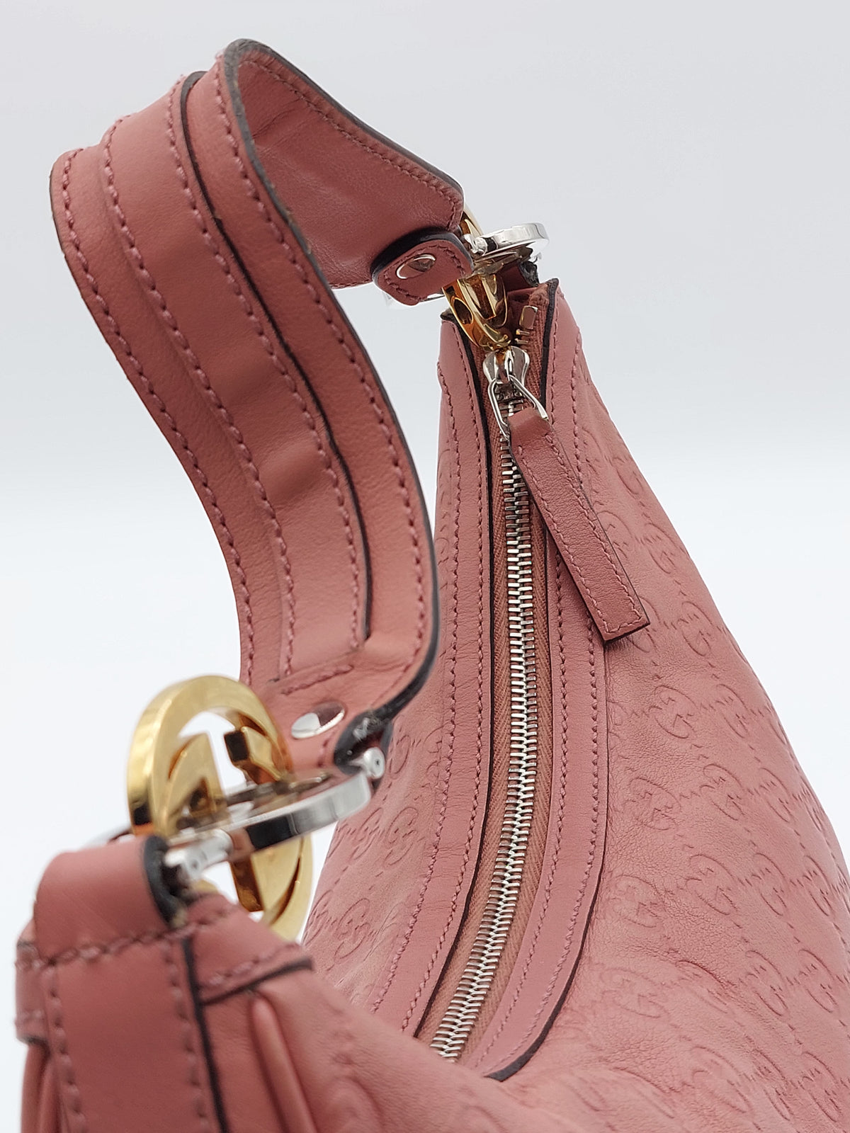 Guccissima GG Twins Medium Hobo