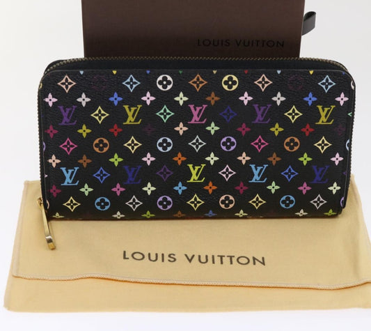 Louis Vuitton Zippy Multicolour Black