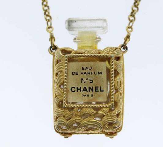 Chanel Perfume Nr.5 Necklace gold