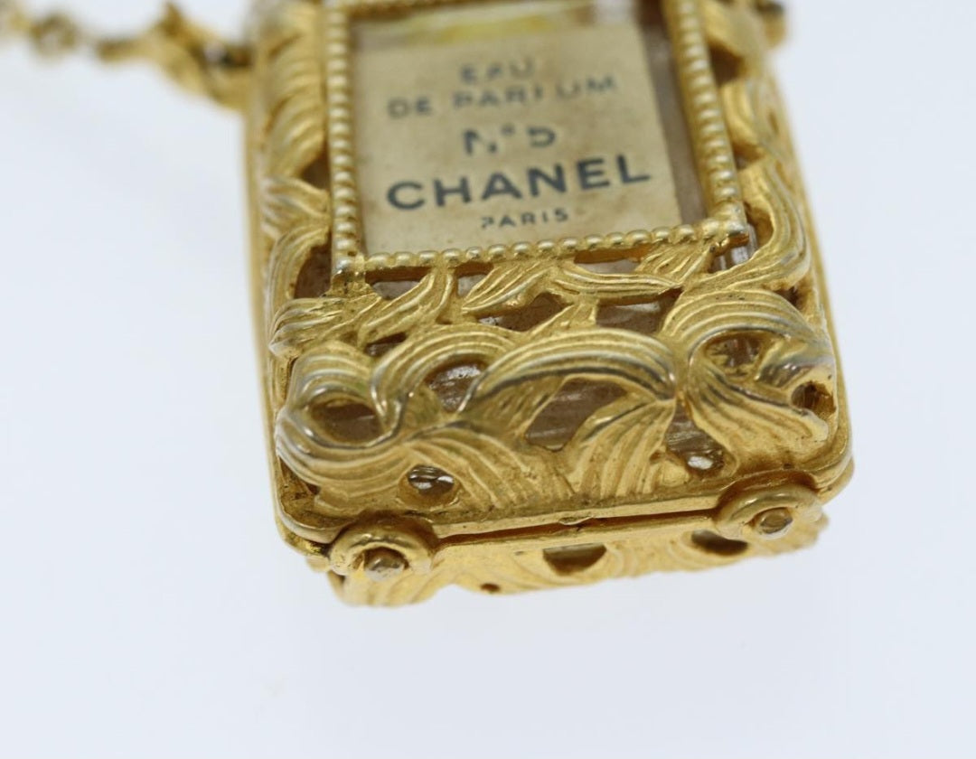 Chanel Perfume Nr.5 Necklace gold