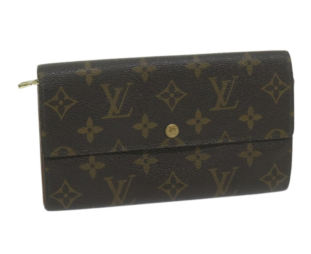 Louis Vuitton Monogram Sarah Long Wallet