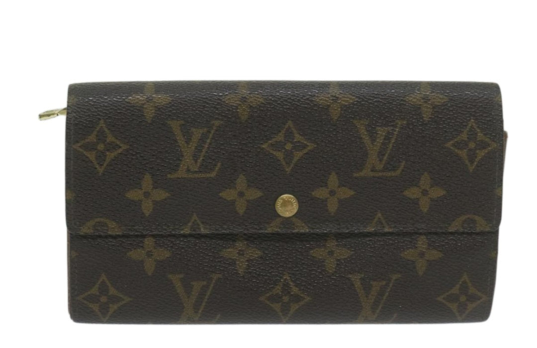 Louis Vuitton Monogram Sarah Long Wallet