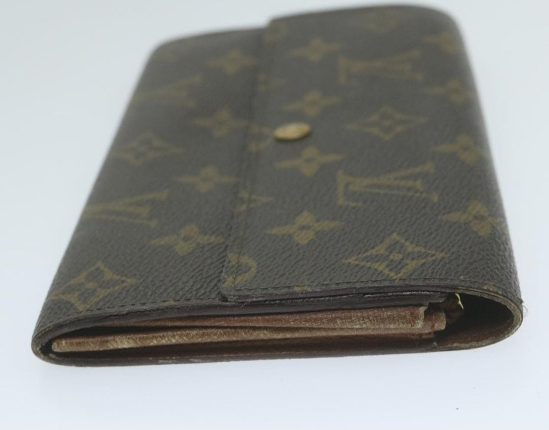 Louis Vuitton Monogram Sarah Long Wallet