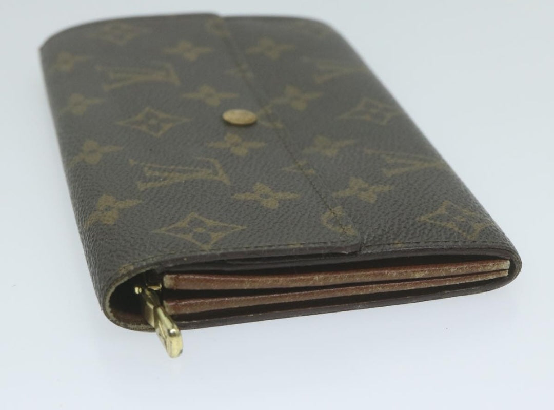 Louis Vuitton Monogram Sarah Long Wallet