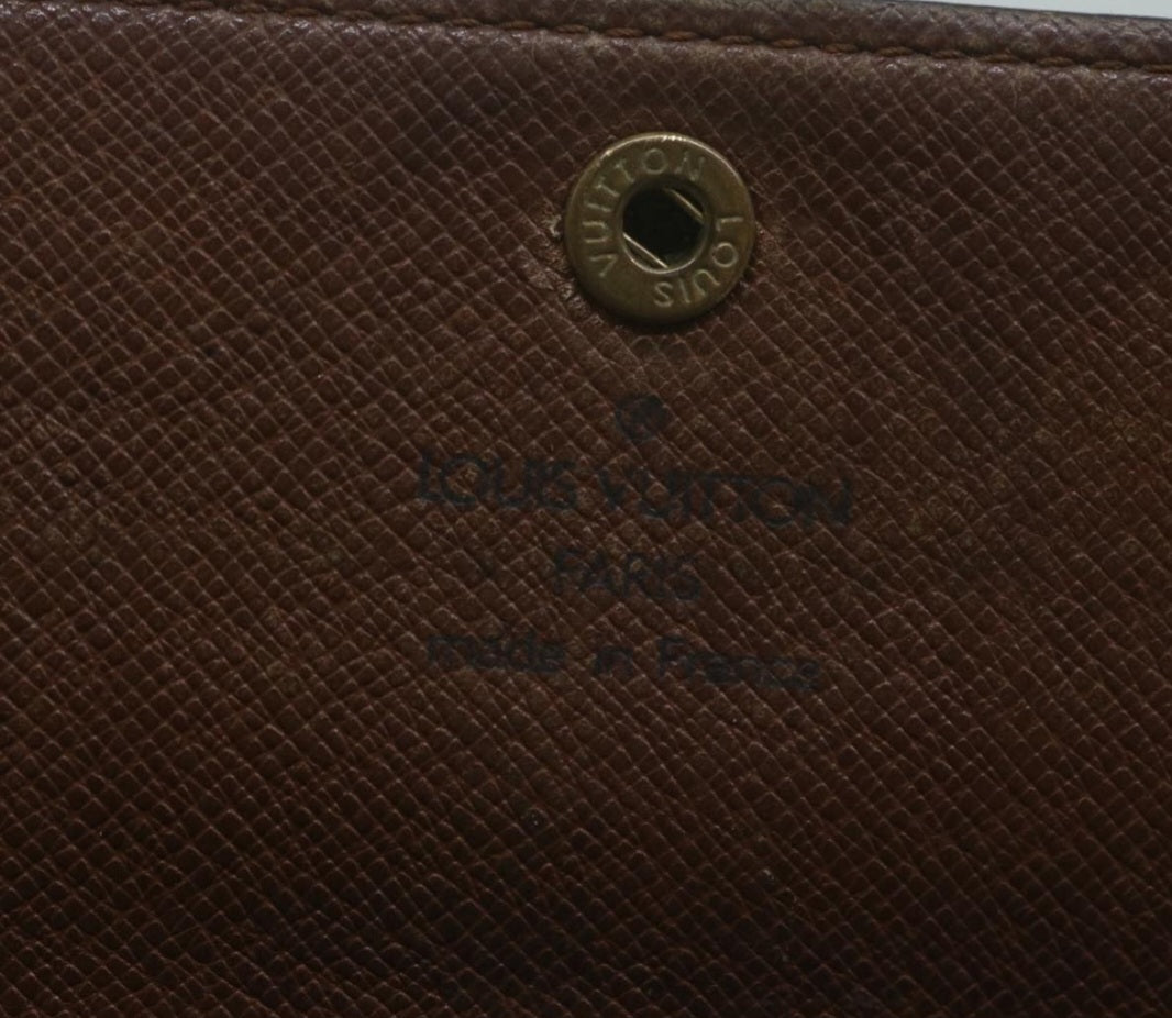 Louis Vuitton Monogram Sarah Long Wallet