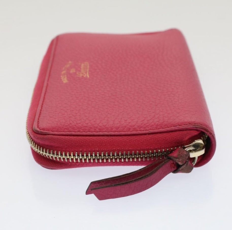 Gucci Swing Zip Wallet Fuchsia