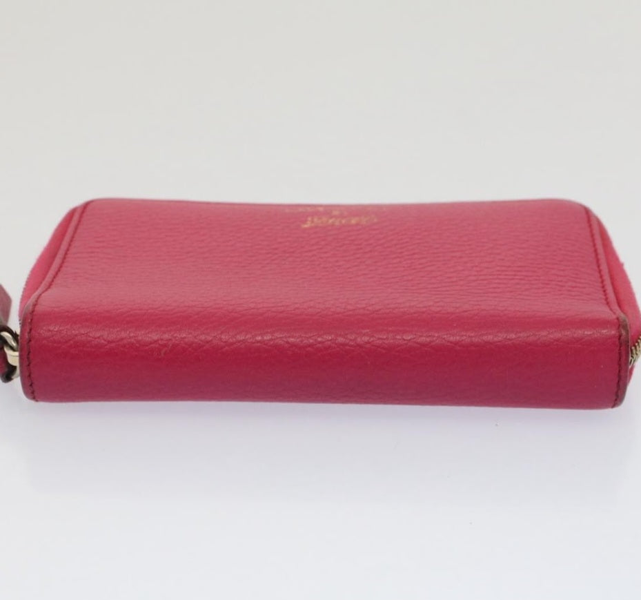 Gucci Swing Zip Wallet Fuchsia